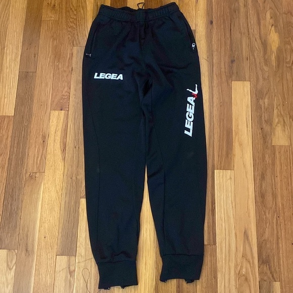 Legea Men’s Black Drawstring Joggers Size XS - Picture 2 of 9